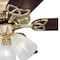 Westinghouse Vintage 52" Indoor 5-Blade Polished Brass Ceiling Fan, Dimmable LED 7233800 - alternate 8
